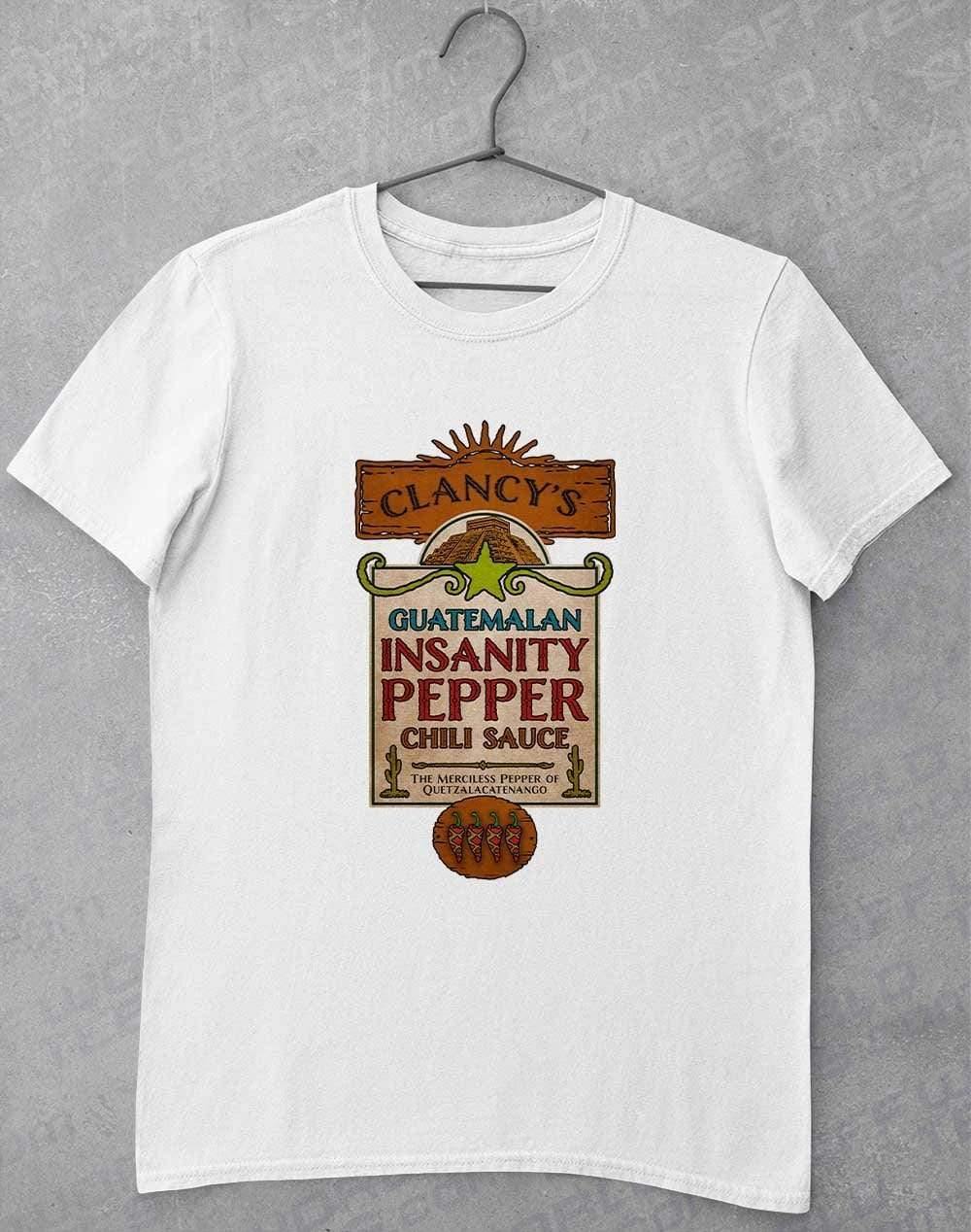 Guatemalan Insanity Pepper Chili Sauce T-Shirt S / White  - Off World Tees