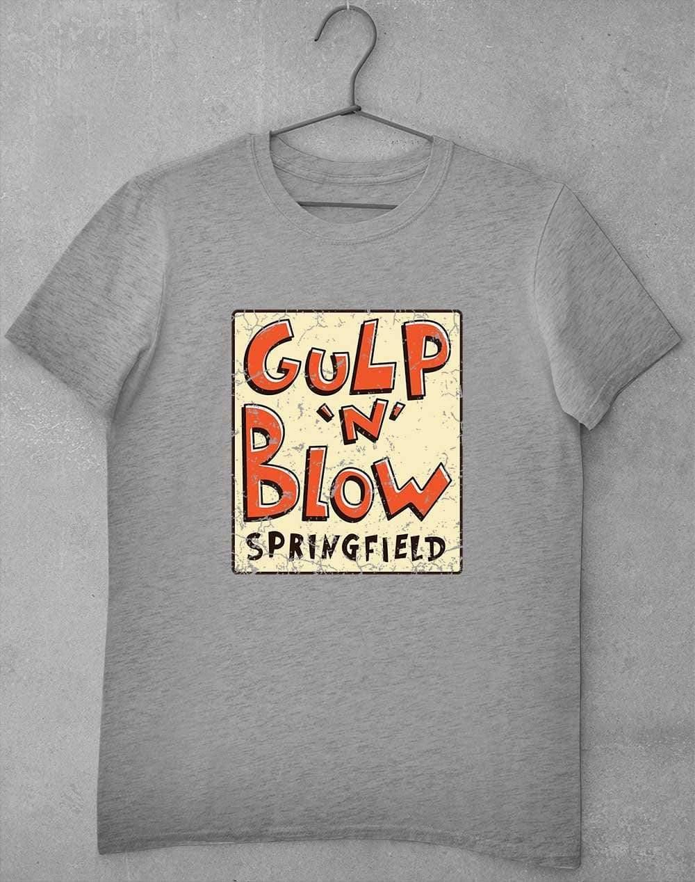 Gulp N Blow T-Shirt S / Heather Grey  - Off World Tees