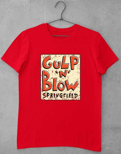 Gulp N Blow T-Shirt S / Red  - Off World Tees