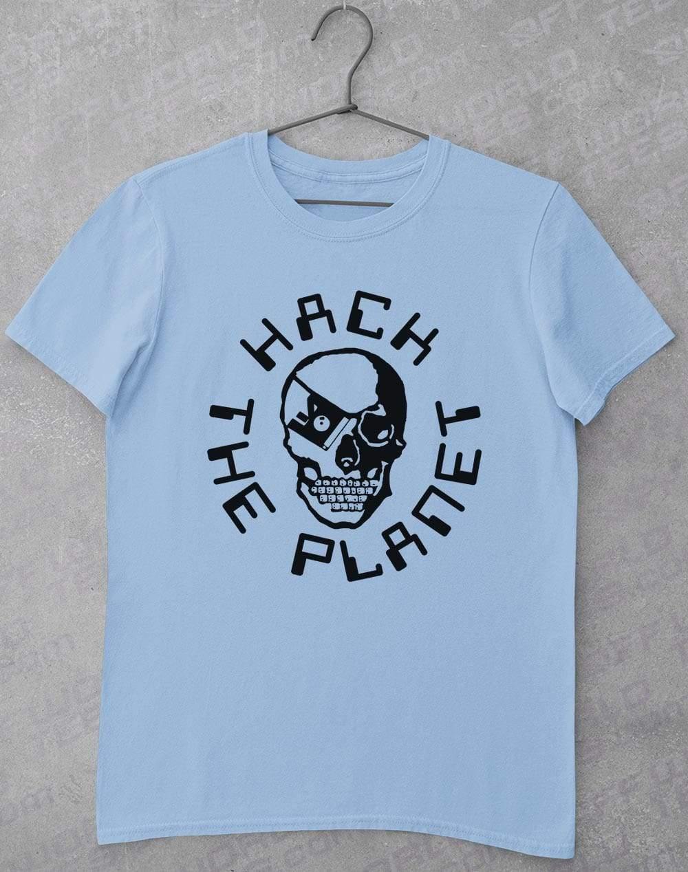 Hack the Planet T-Shirt S / Light Blue  - Off World Tees