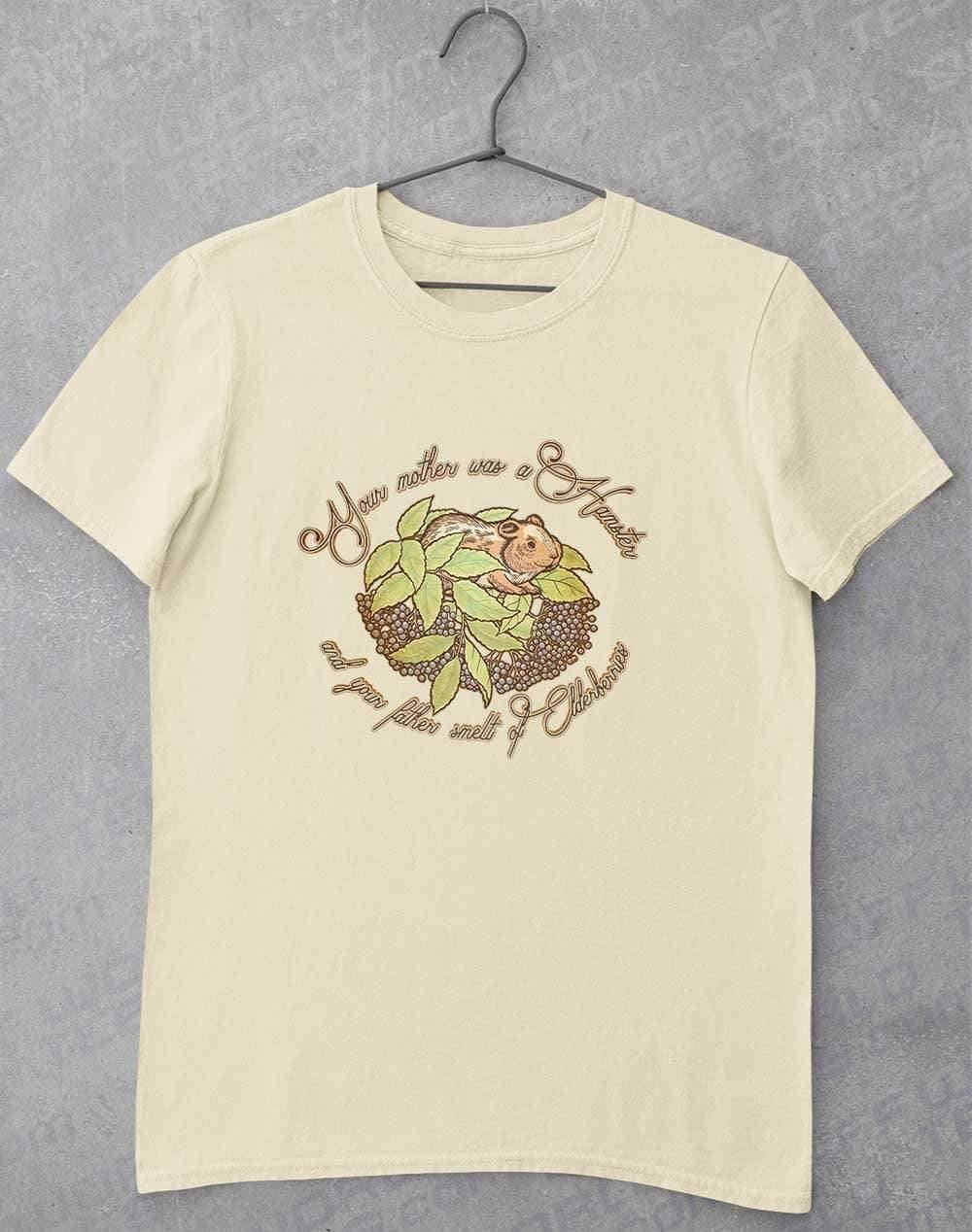 Hamster and Elderberries T-Shirt S / Natural  - Off World Tees