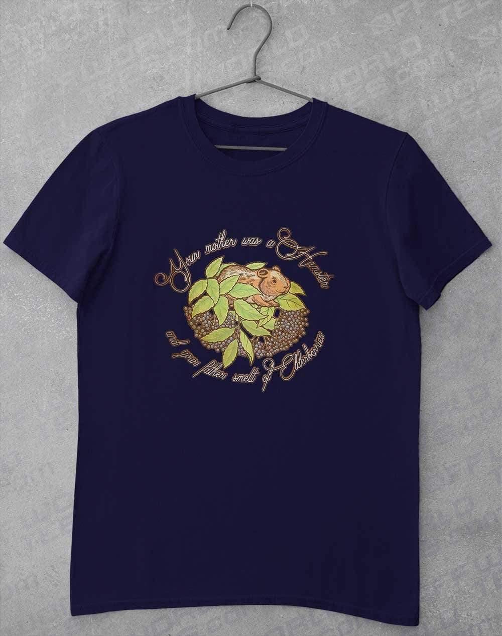 Hamster and Elderberries T-Shirt S / Navy  - Off World Tees