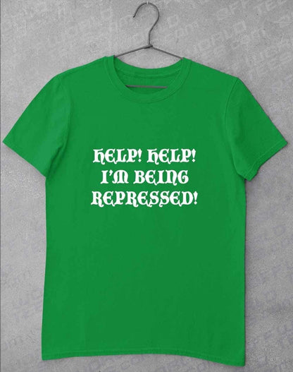 Help I'm Being Repressed T-Shirt S / Irish Green  - Off World Tees