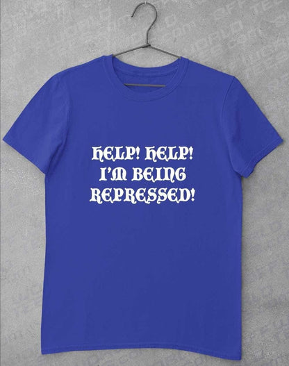 Help I'm Being Repressed T-Shirt S / Royal  - Off World Tees