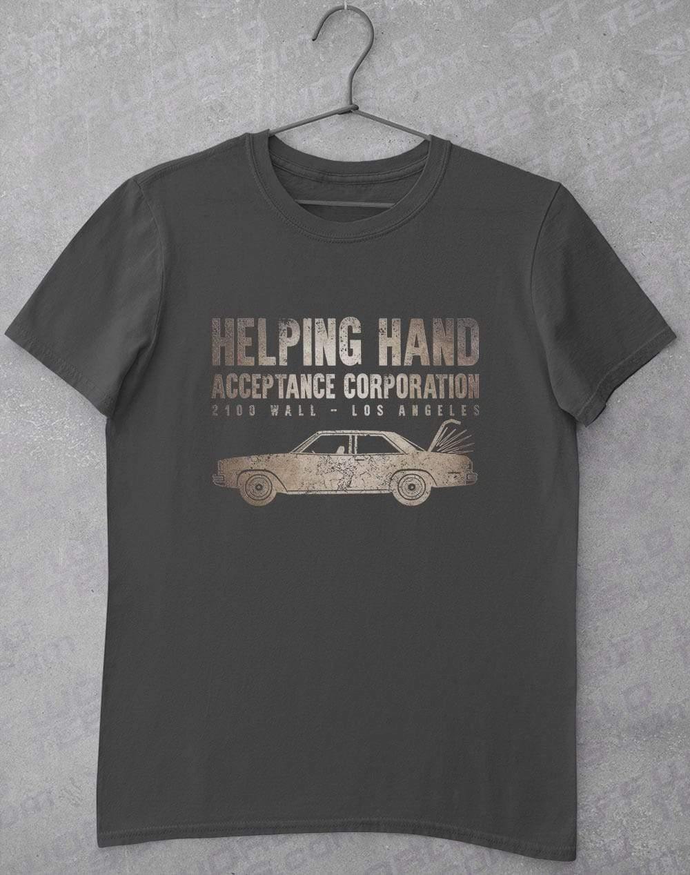 Helping Hand T-Shirt S / Charcoal  - Off World Tees