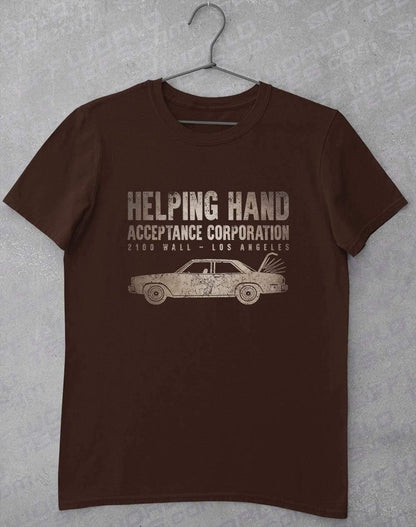 Helping Hand T-Shirt S / Dark Chocolate  - Off World Tees