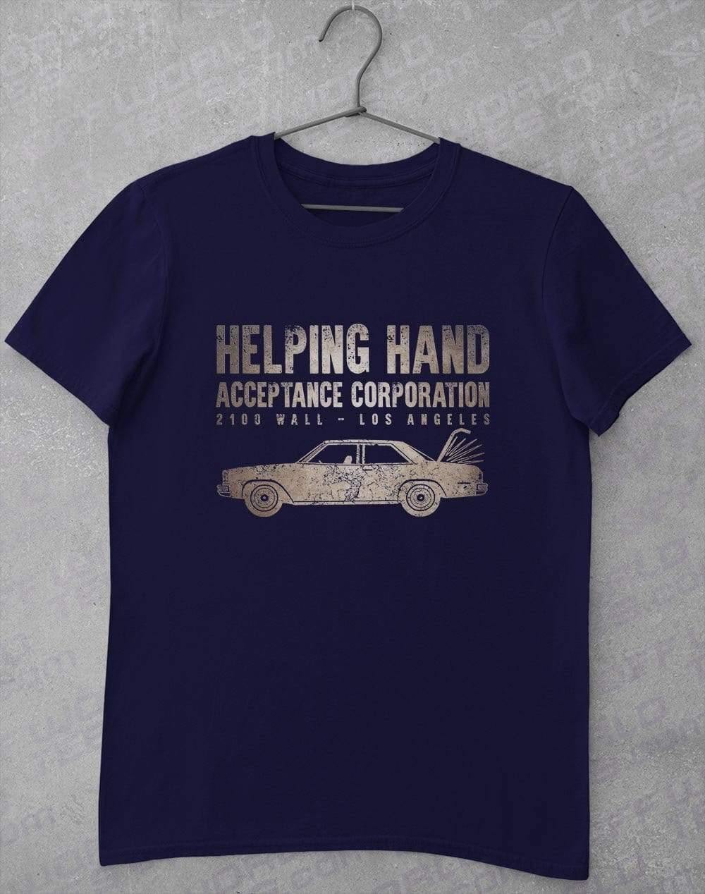 Helping Hand T-Shirt S / Navy  - Off World Tees