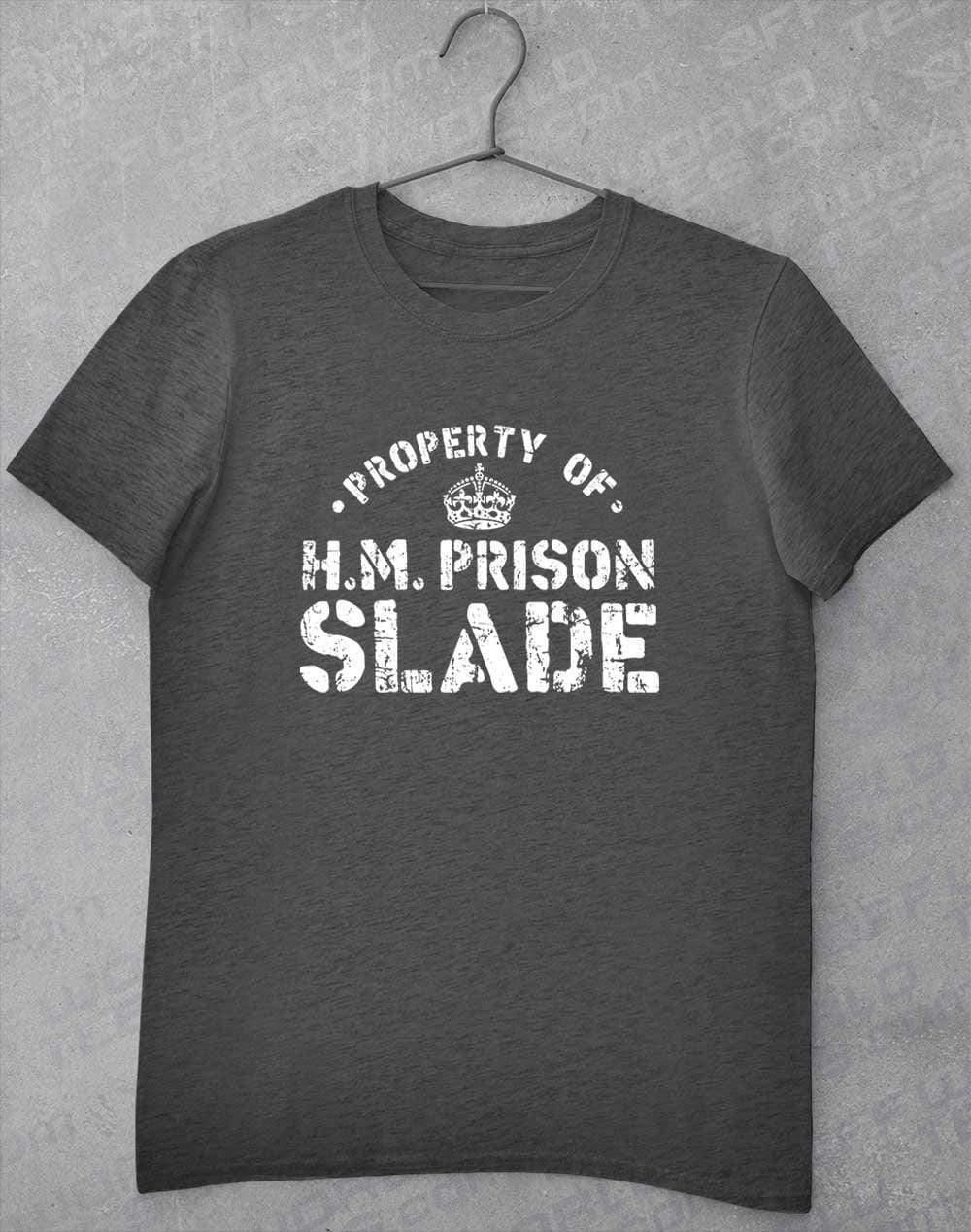 HM Prison Slade T-Shirt S / Dark Heather  - Off World Tees