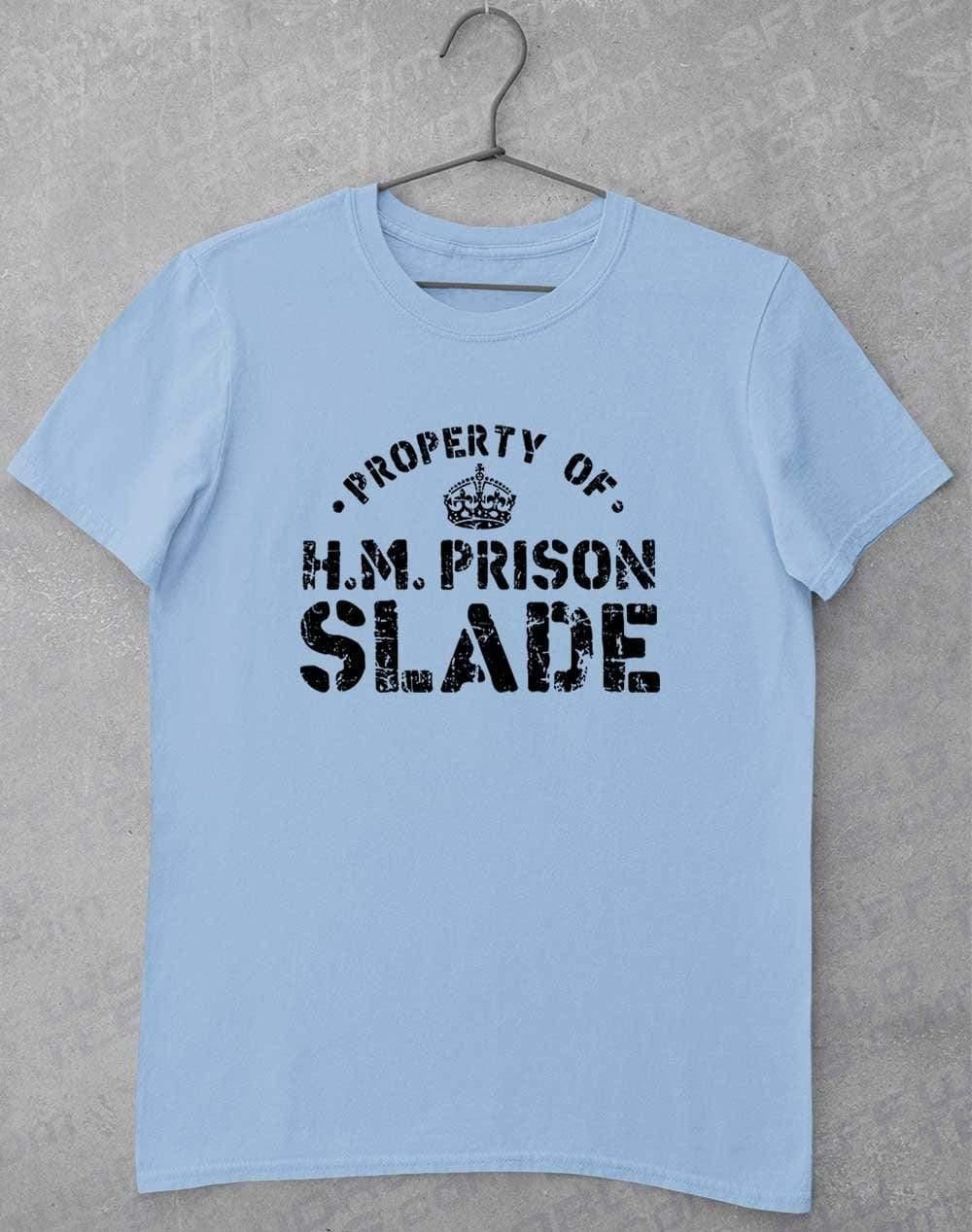 HM Prison Slade T-Shirt S / Light Blue  - Off World Tees