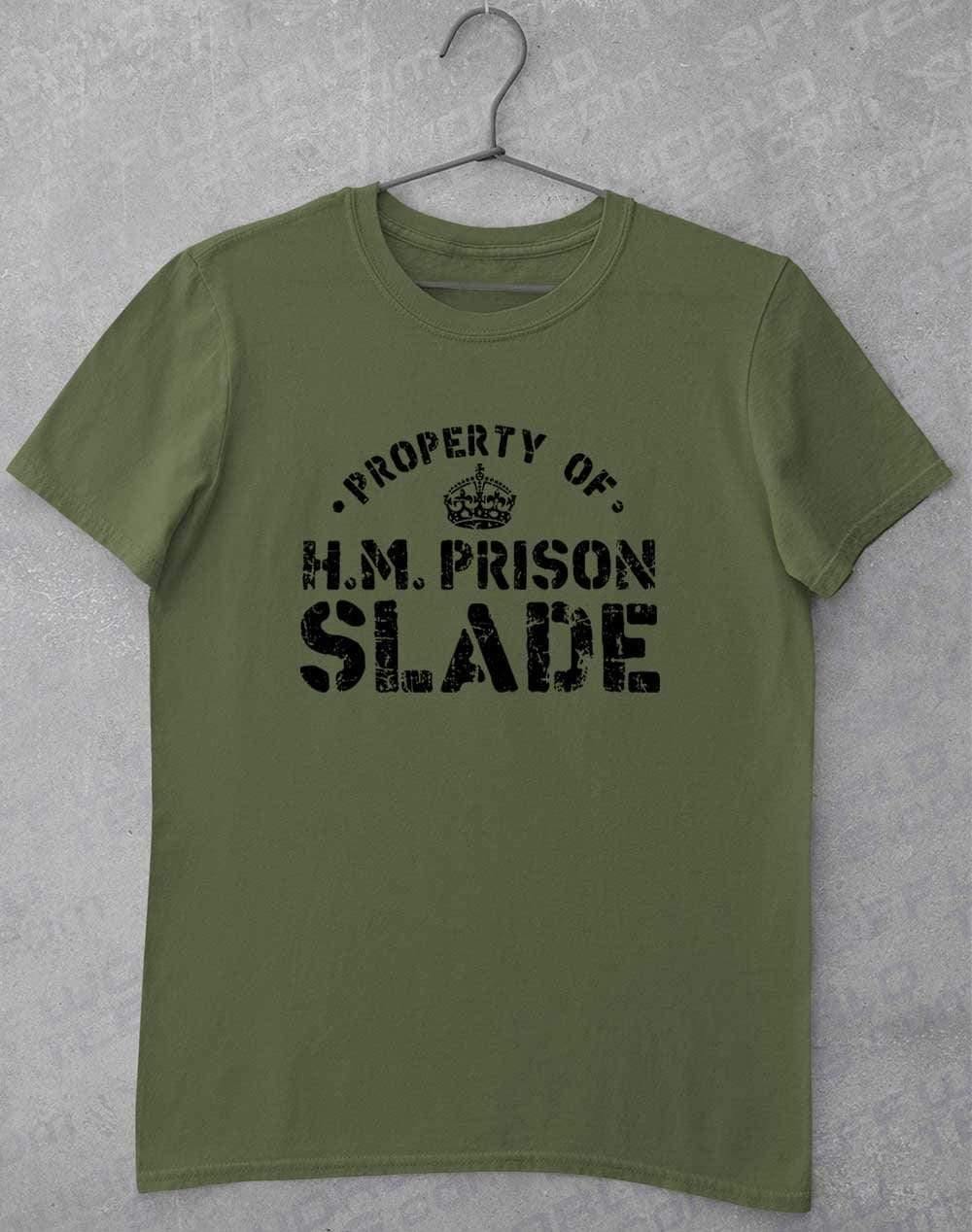 HM Prison Slade T-Shirt S / Military Green  - Off World Tees