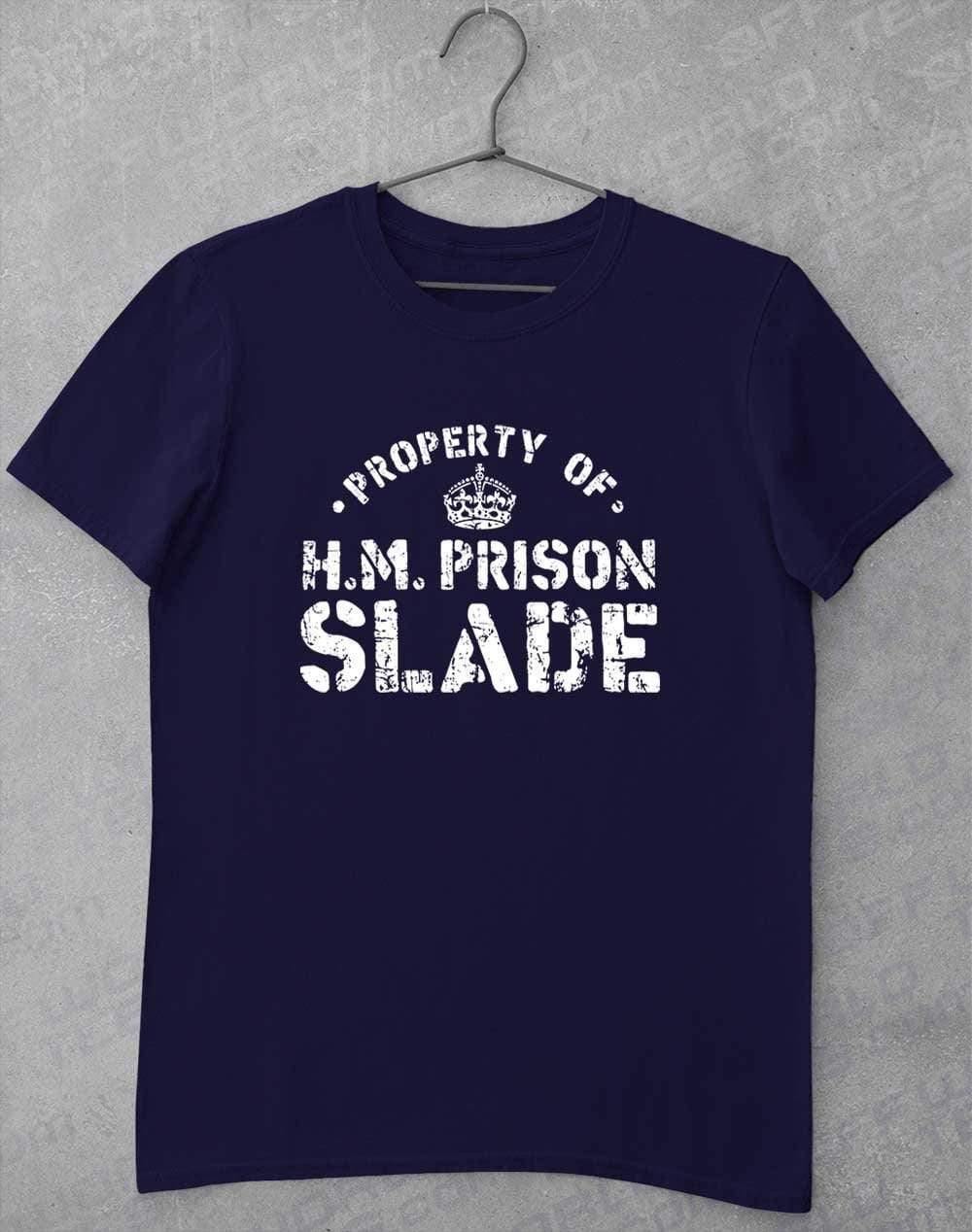 HM Prison Slade T-Shirt S / Navy  - Off World Tees