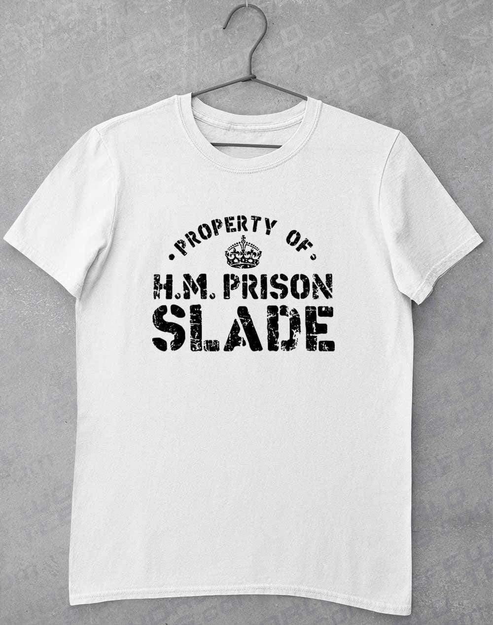 HM Prison Slade T-Shirt S / White  - Off World Tees