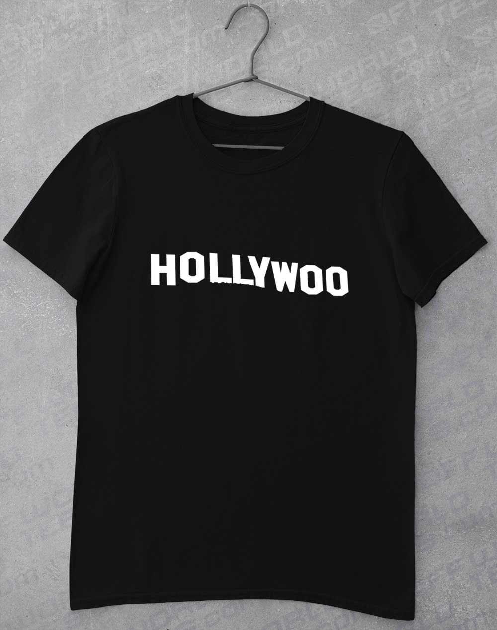 Hollywoo Sign T-Shirt S / Black  - Off World Tees