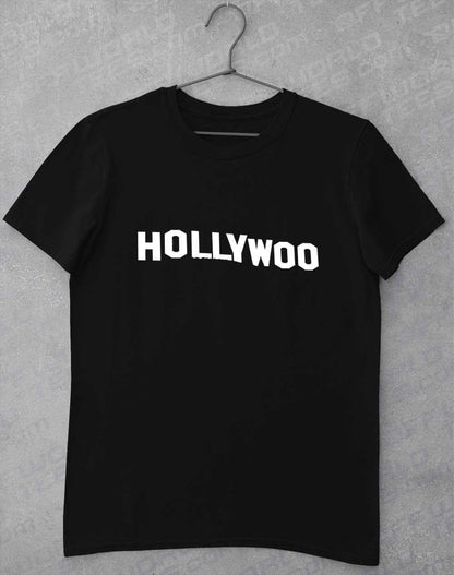 Hollywoo Sign T-Shirt S / Black  - Off World Tees