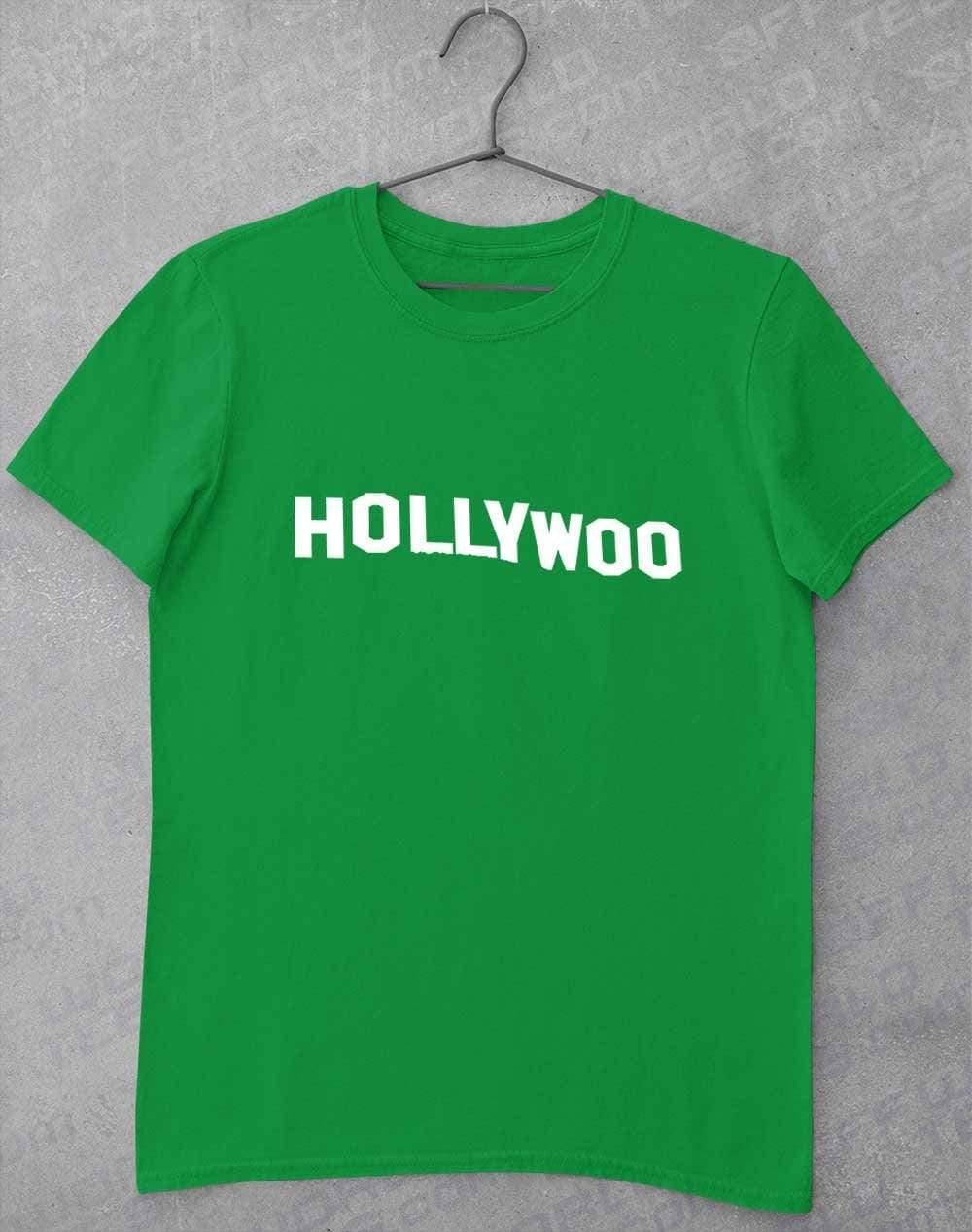 Hollywoo Sign T-Shirt S / Irish Green  - Off World Tees