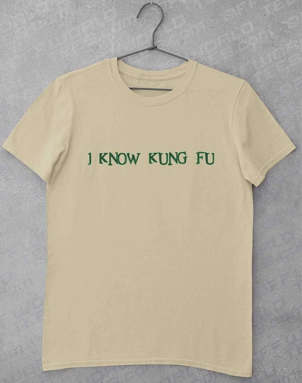 I Know Kung Fu T-Shirt S / Sand  - Off World Tees