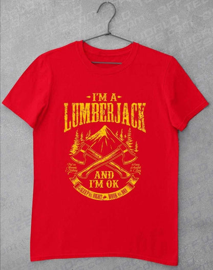 I'm a Lumberjack T-Shirt S / Cardinal Red  - Off World Tees