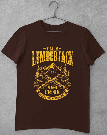 I'm a Lumberjack T-Shirt S / Dark Chocolate  - Off World Tees