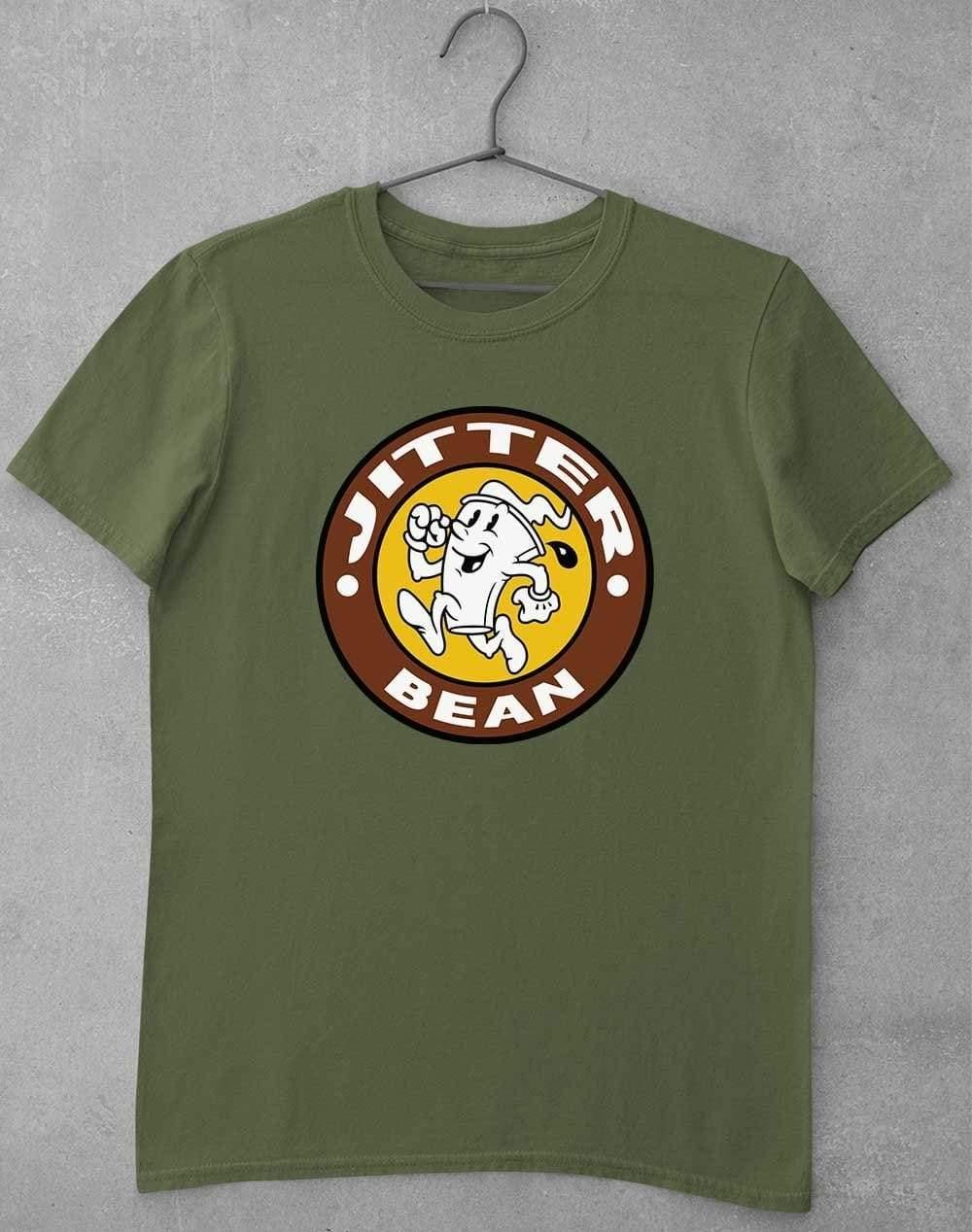 Jitter Bean T Shirt S / Military Green  - Off World Tees