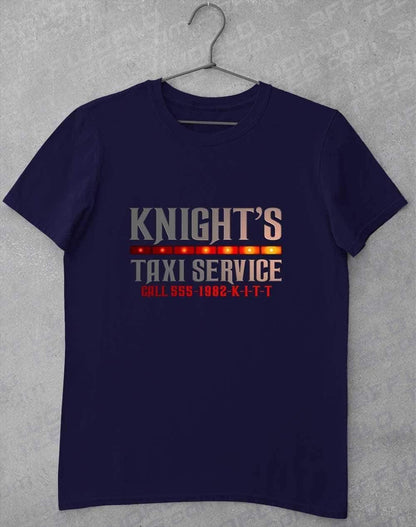 Knight's Taxi Sevice T-Shirt S / Navy  - Off World Tees