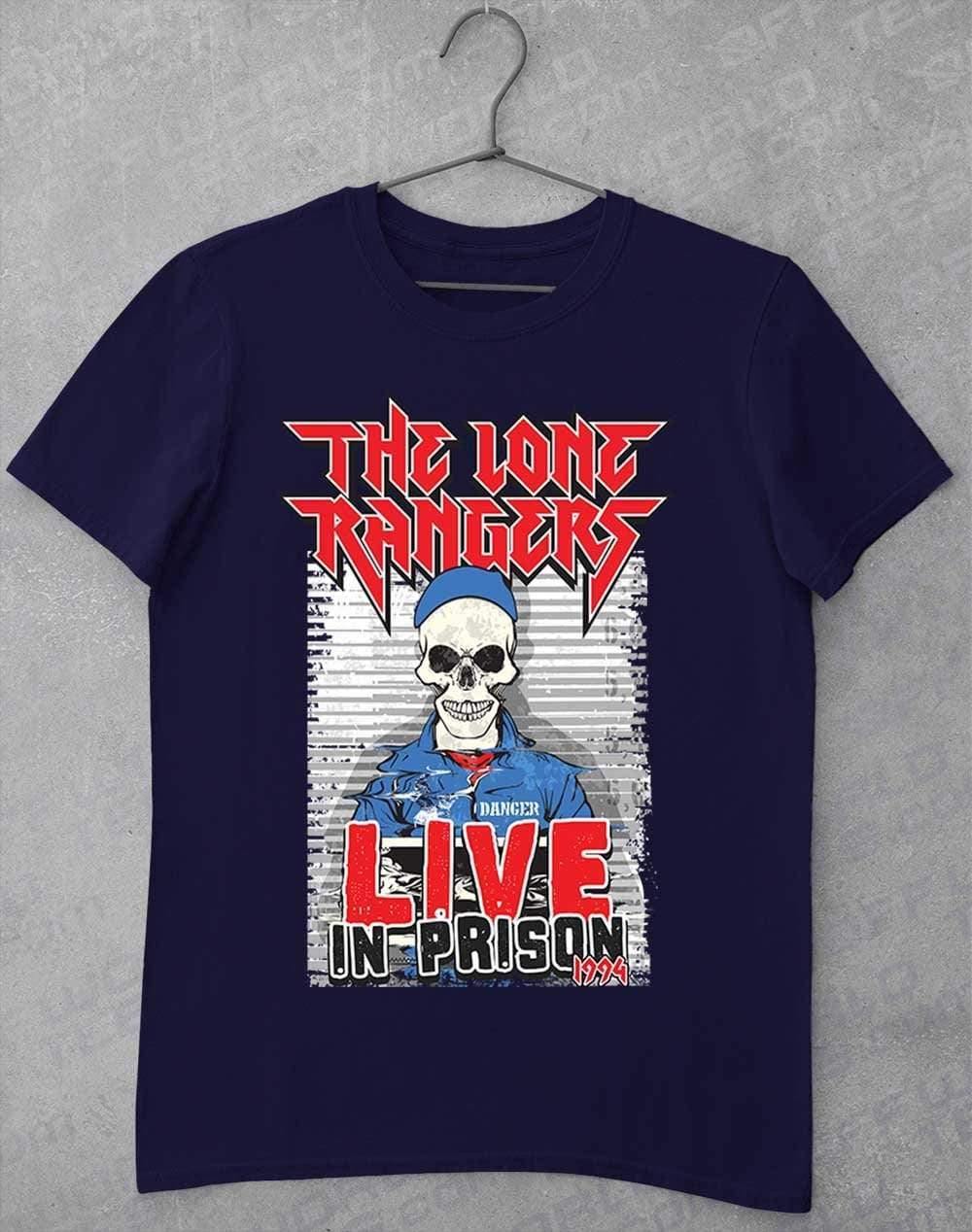 Lone Rangers Live in Prison 1994 T-Shirt S / Navy  - Off World Tees