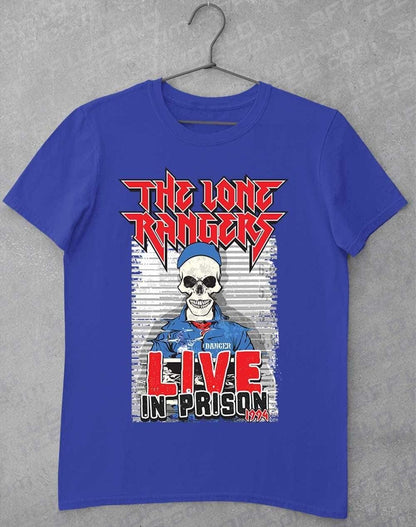 Lone Rangers Live in Prison 1994 T-Shirt S / Royal  - Off World Tees