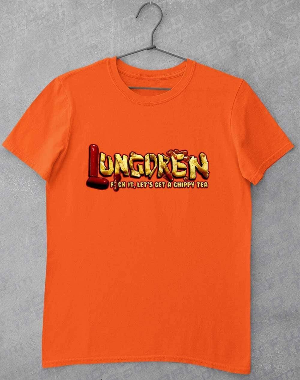 LUNGDREN Chippy Tea - T-Shirt S / Orange  - Off World Tees