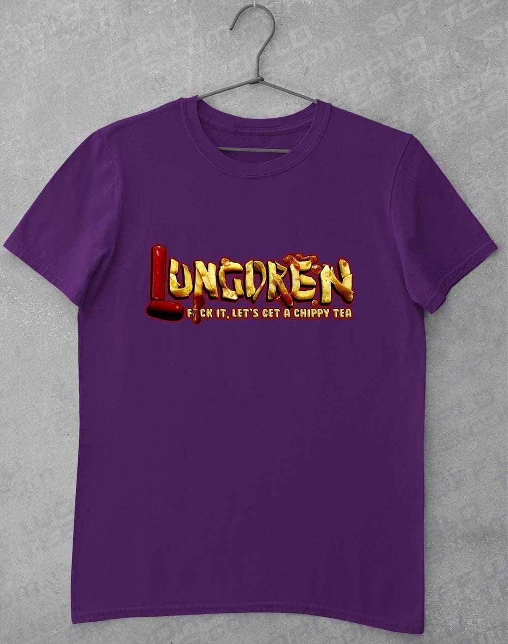 LUNGDREN Chippy Tea - T-Shirt S / Purple  - Off World Tees