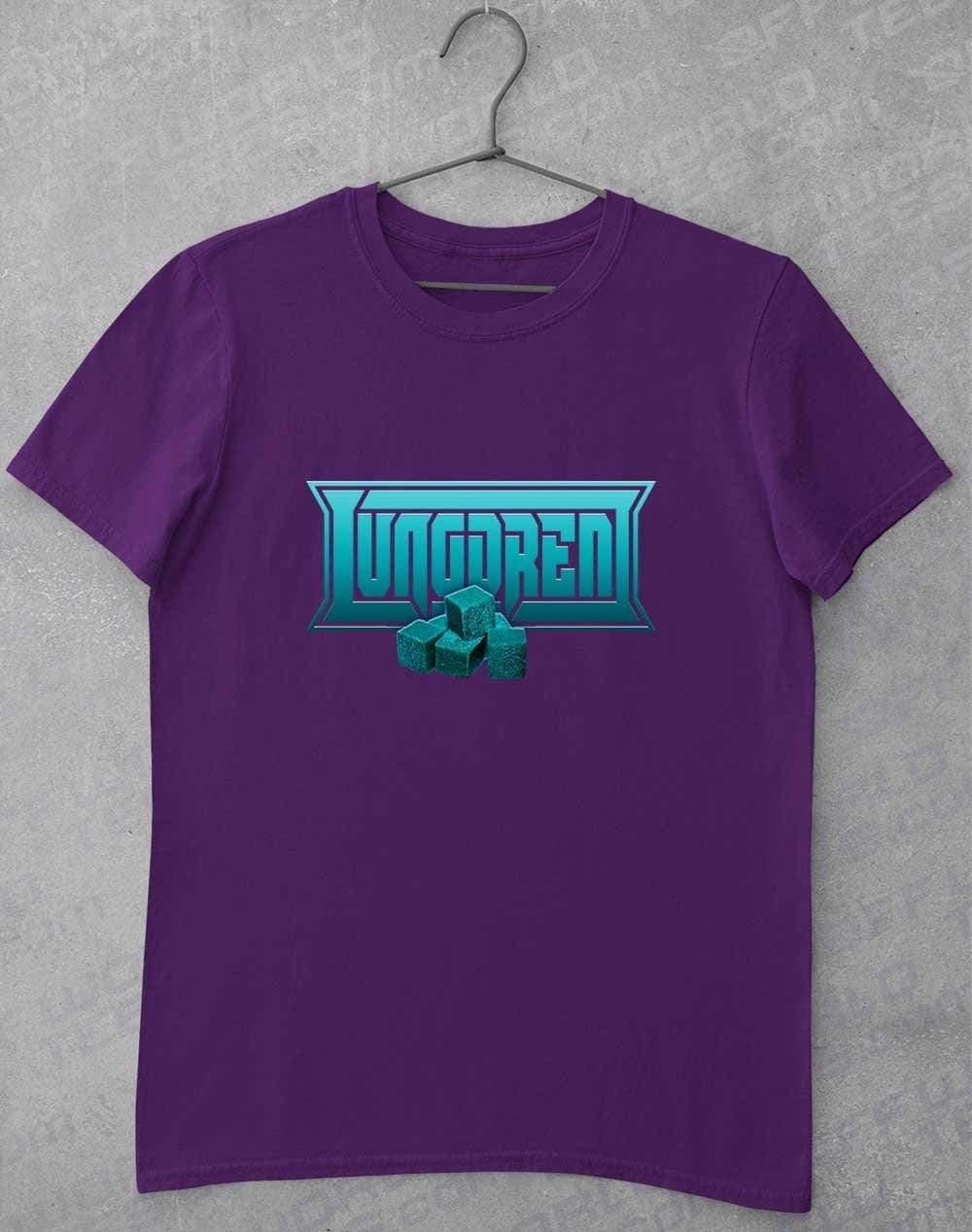 LUNGDREN Chunks Logo - T-Shirt S / Purple  - Off World Tees