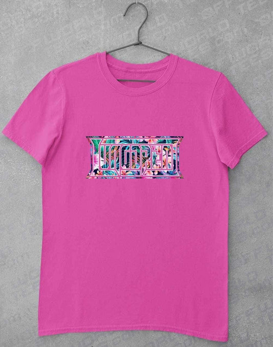 LUNGDREN Hawaiian Logo - T-Shirt S / Azalea  - Off World Tees