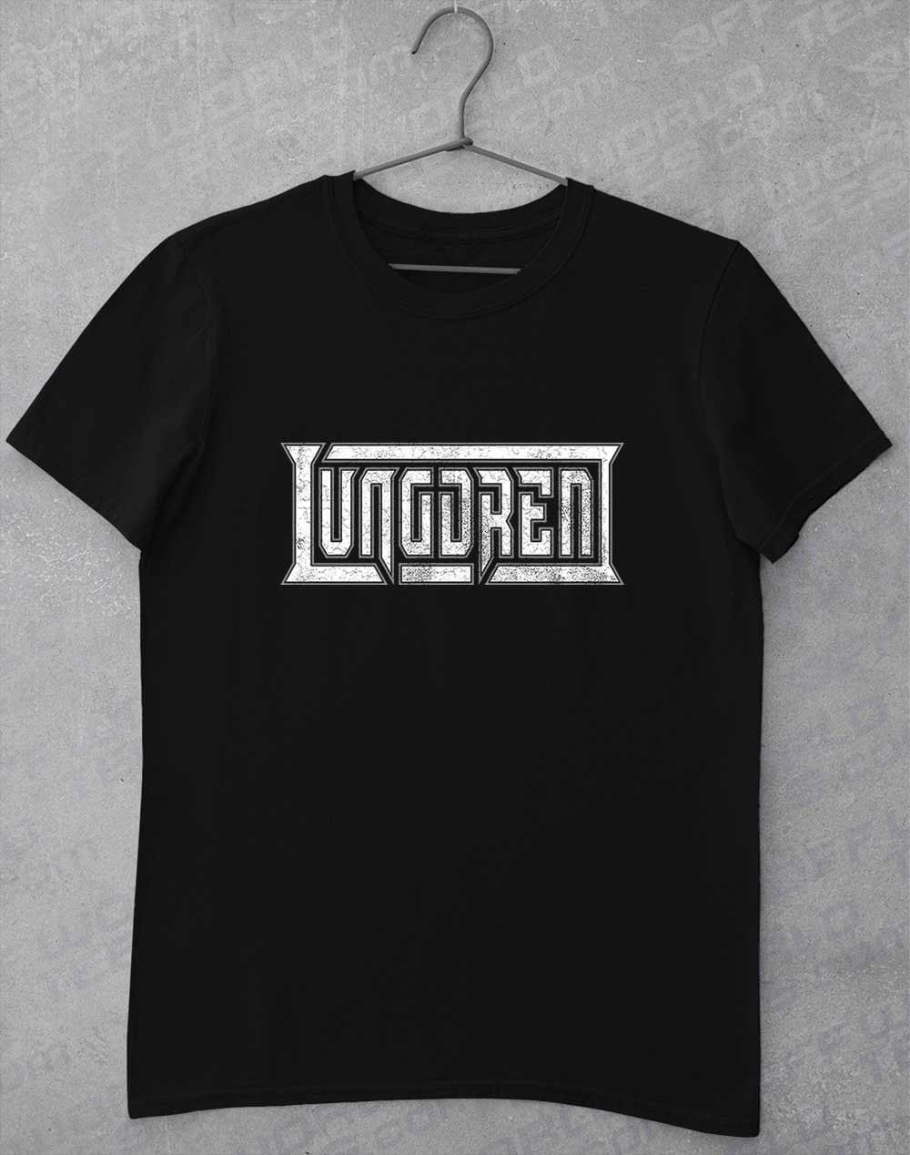 LUNGDREN Vintage Logo - T-Shirt S / Black  - Off World Tees