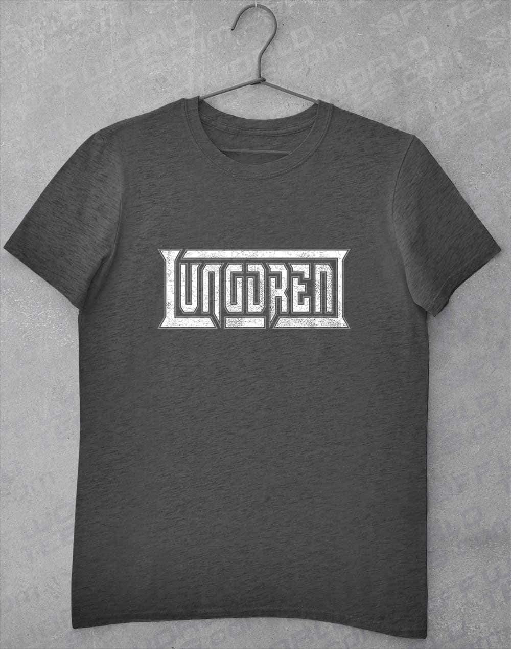 LUNGDREN Vintage Logo - T-Shirt S / Dark Heather  - Off World Tees