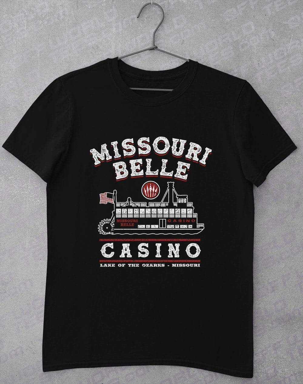 Missouri Belle Casino T-Shirt S / Black  - Off World Tees