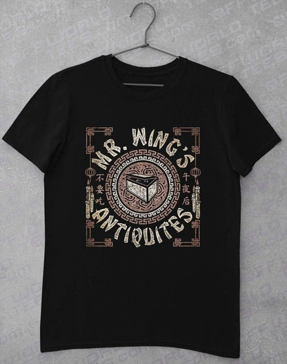 Mr Wing's Antiquites T-Shirt S / Black  - Off World Tees