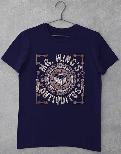 Mr Wing's Antiquites T-Shirt S / Navy  - Off World Tees