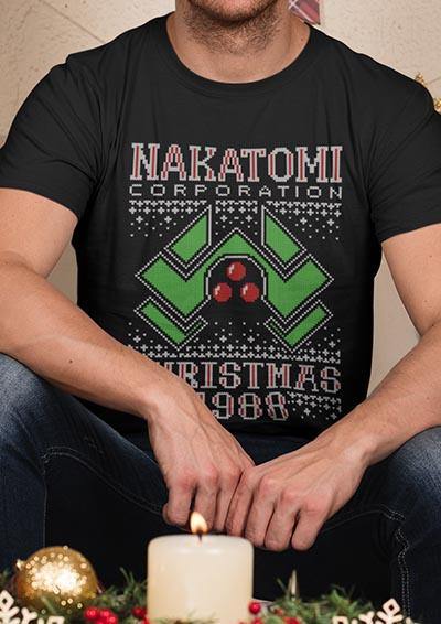 Nakatomi Christmas 1988 Knitted-Look T-Shirt  - Off World Tees
