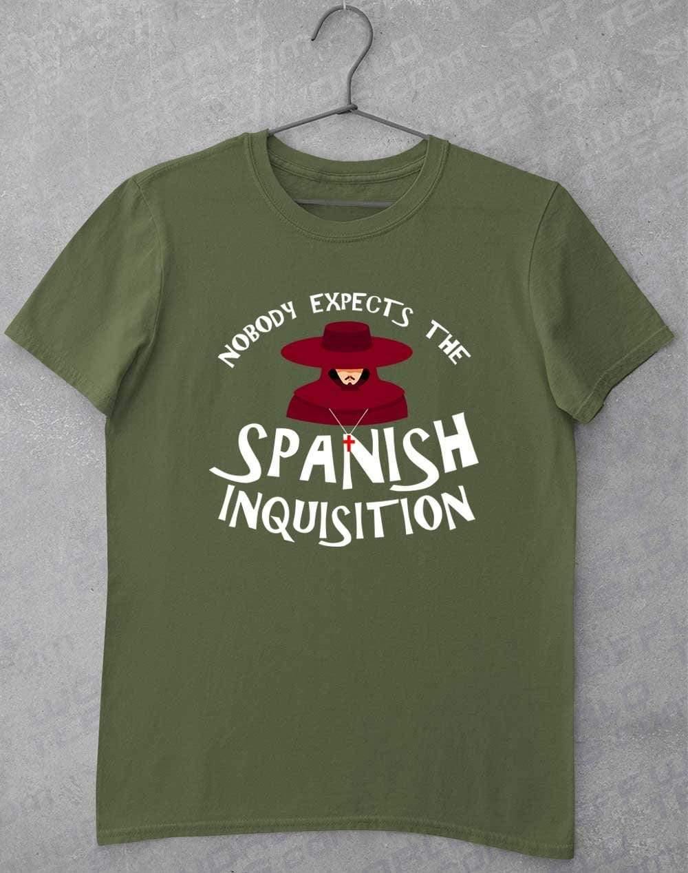 Nobody Expects the Spanish Inquisition T-Shirt S / Military Green  - Off World Tees