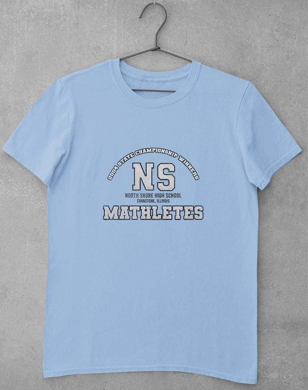 North Shore High School - Mathletes T-Shirt S / Light Blue  - Off World Tees