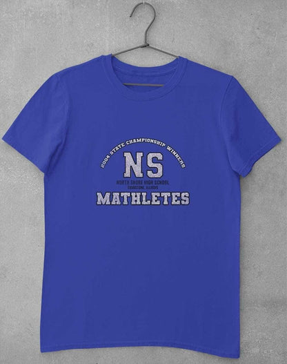 North Shore High School - Mathletes T-Shirt S / Royal  - Off World Tees