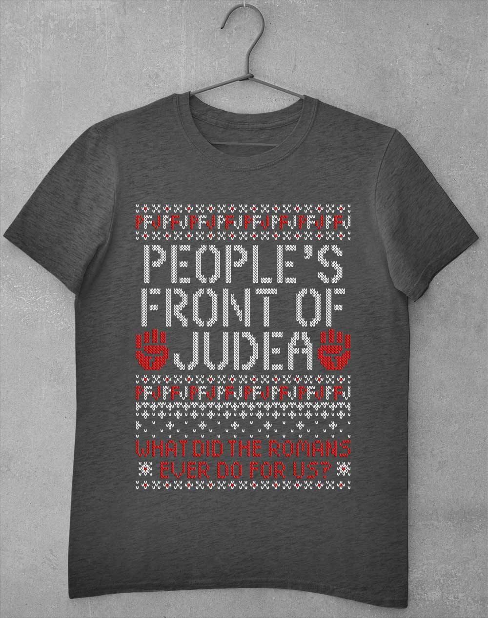 PFJ Festive Knitted-Look T-Shirt S / Dark Heather  - Off World Tees