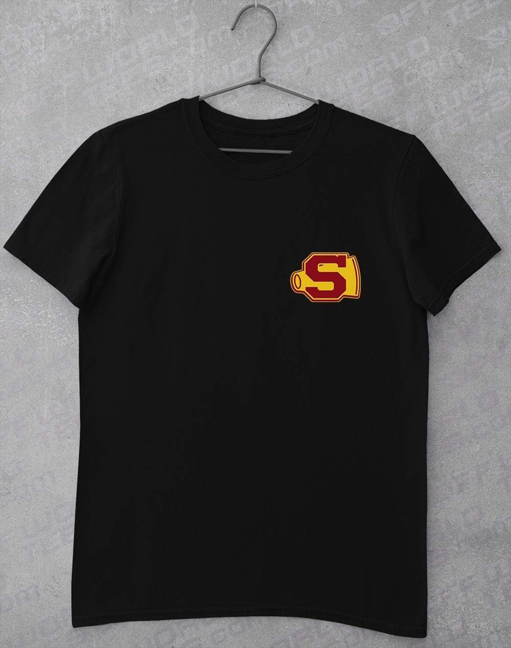 Pocket Print Sunnydale Cheerleader T-Shirt S / Black  - Off World Tees