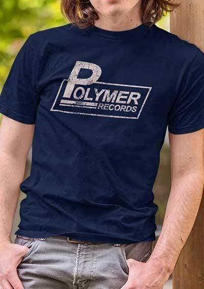 Polymer Records Distressed Logo T-Shirt  - Off World Tees