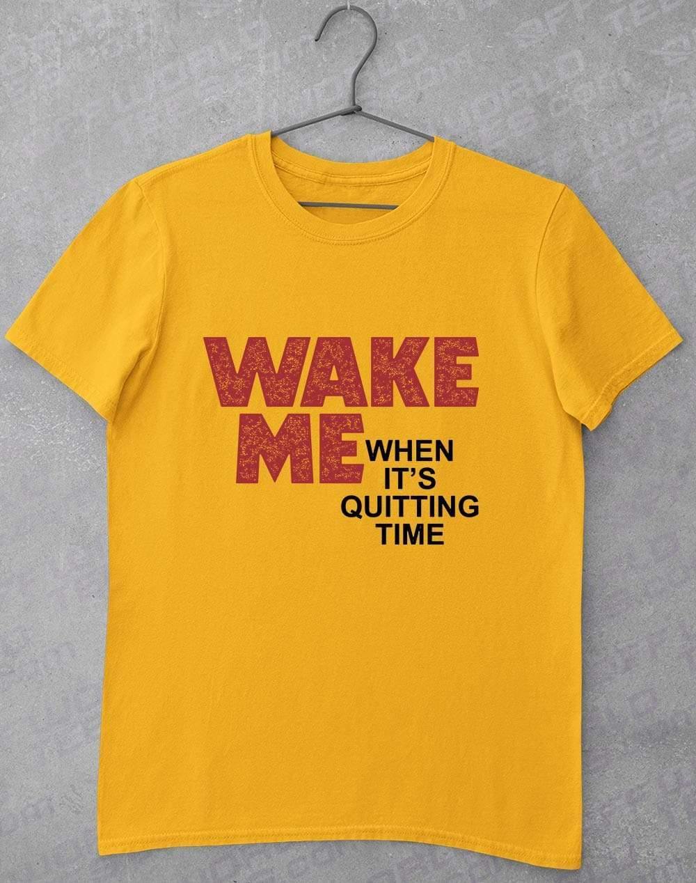 Quitting Time T-Shirt S / Gold  - Off World Tees