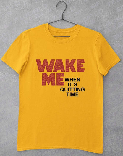Quitting Time T-Shirt S / Gold  - Off World Tees