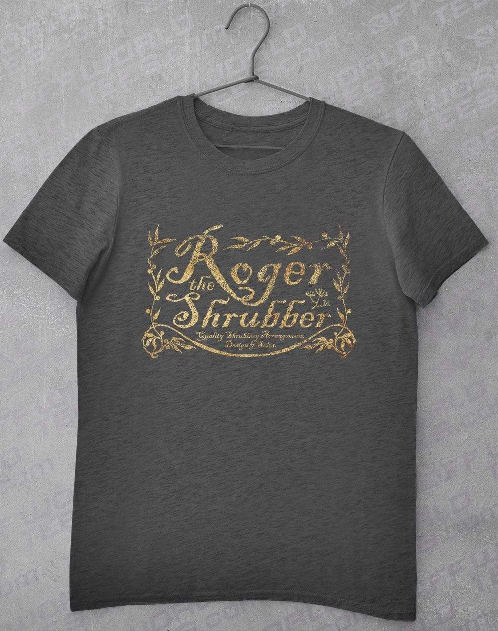 Roger the Shrubber T-Shirt S / Dark Heather  - Off World Tees