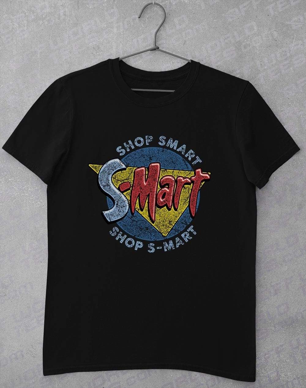S-Mart Circular Logo T-Shirt S / Black  - Off World Tees