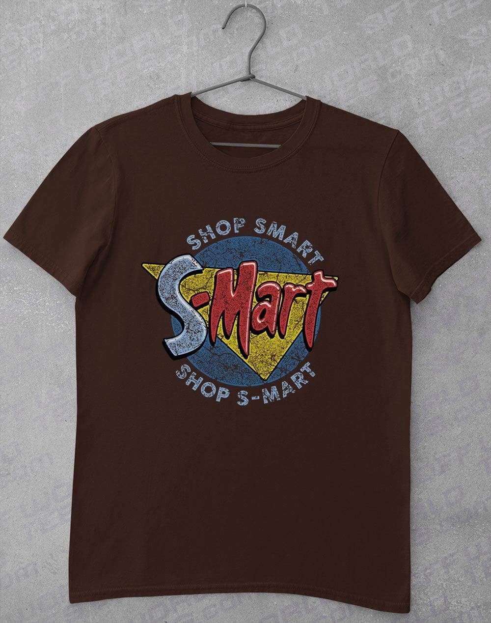 S-Mart Circular Logo T-Shirt S / Dark Chocolate  - Off World Tees