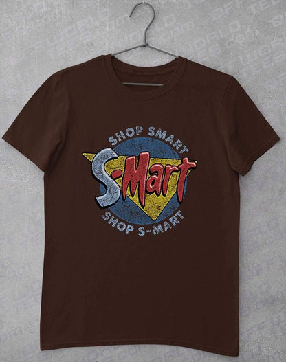 S-Mart Circular Logo T-Shirt S / Dark Chocolate  - Off World Tees