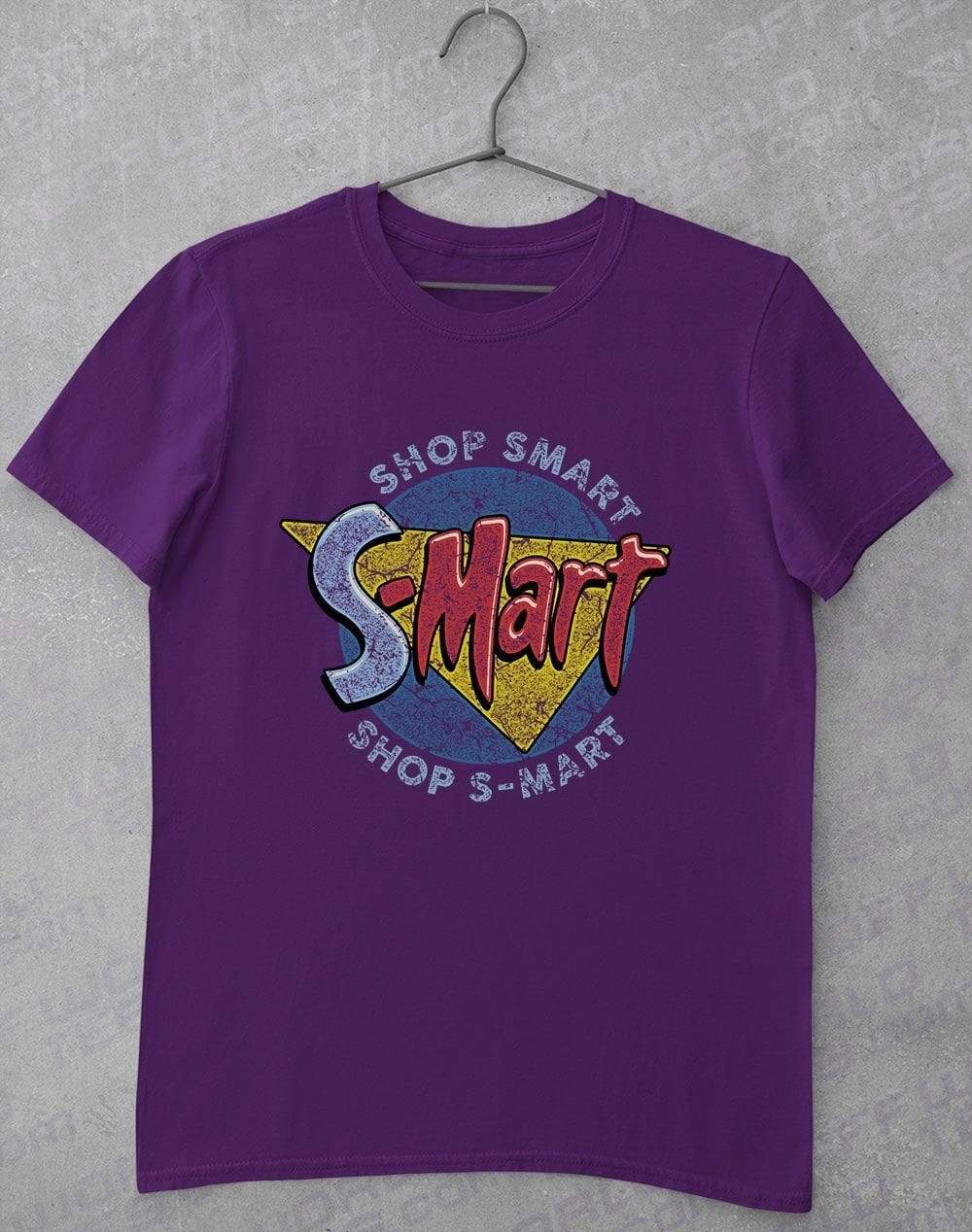 S-Mart Circular Logo T-Shirt S / Purple  - Off World Tees