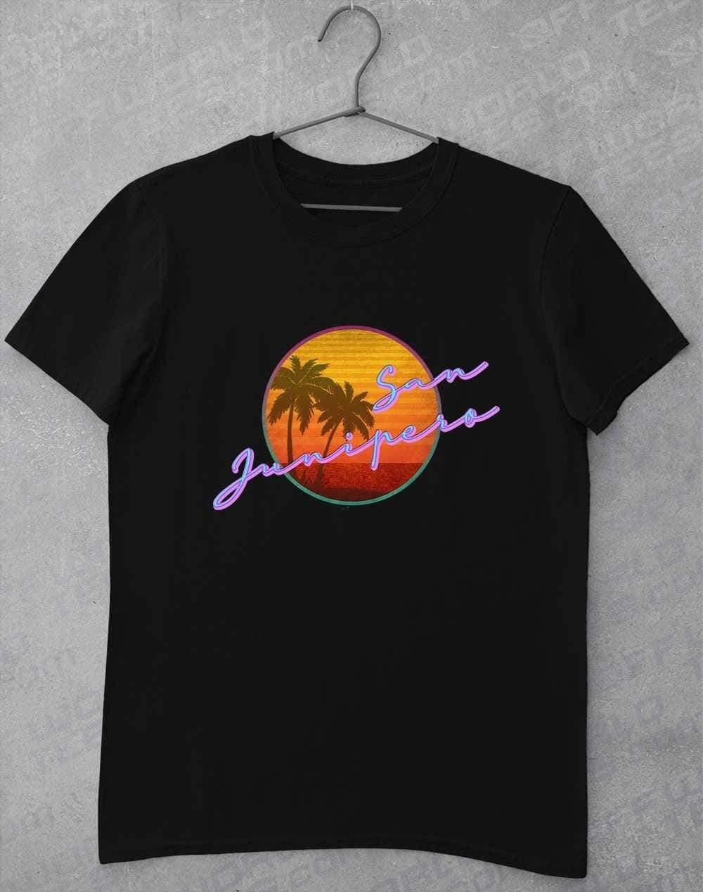 San Junipero 80s Neon T-Shirt S / Black  - Off World Tees